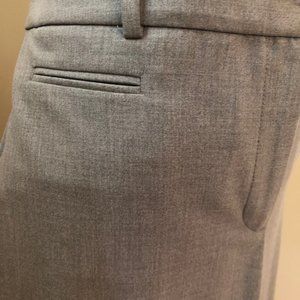 Talbots Straight-Leg Slacks, Light Gray 12